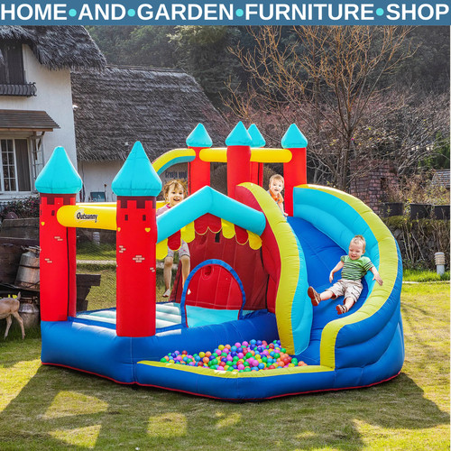 Kids garden inflatable bouncy - garden,