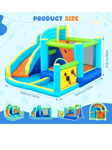 Inflatable bouncy castle water - inflatable,