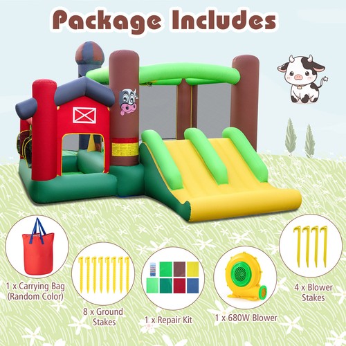 Castle slide bouncer - castle, with