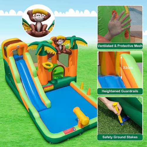 Inflatable bouncy castle - bouncy, water