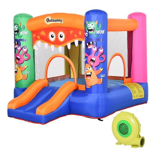 Bouncy castle with - bouncy, slide