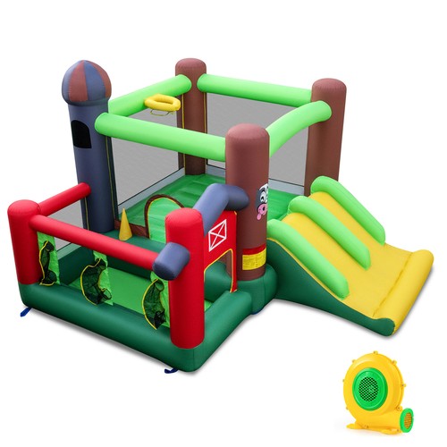 Gymax inflatable bounce house - gymax,