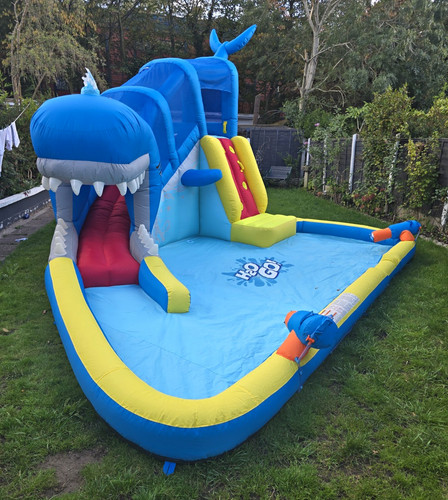 Shark inflatable bouncy - shark, water