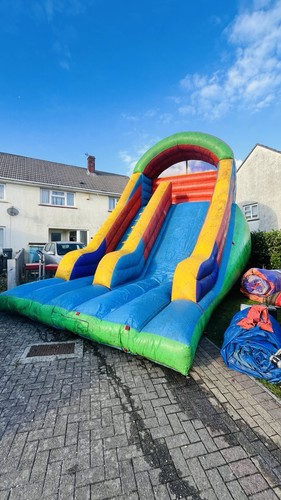 Bouncy castle mega slide 10ft - castle,