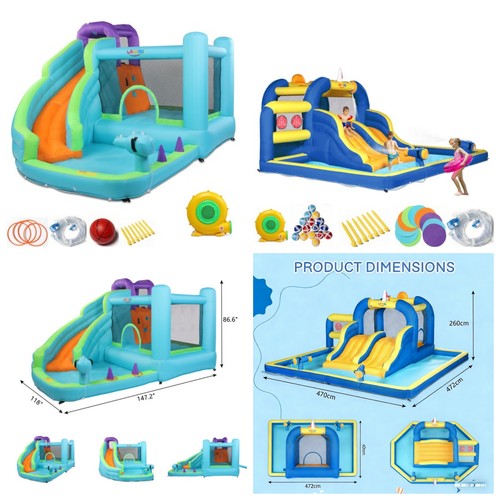 Inflatable bounce house - bounce, blow