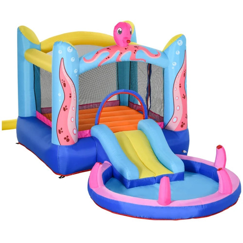 Octopus design bouncy - design, castle