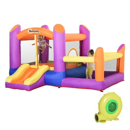 Bouncy castle with slide - with,