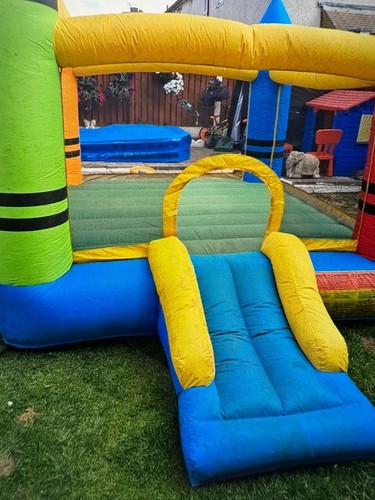Inflatable bounce castle train - castle,