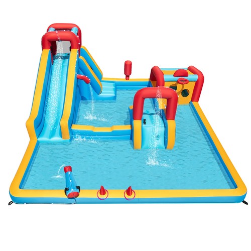 Inflatable double water slide - inflatable,