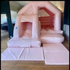 Peach Slide Bouncy Castle - 15